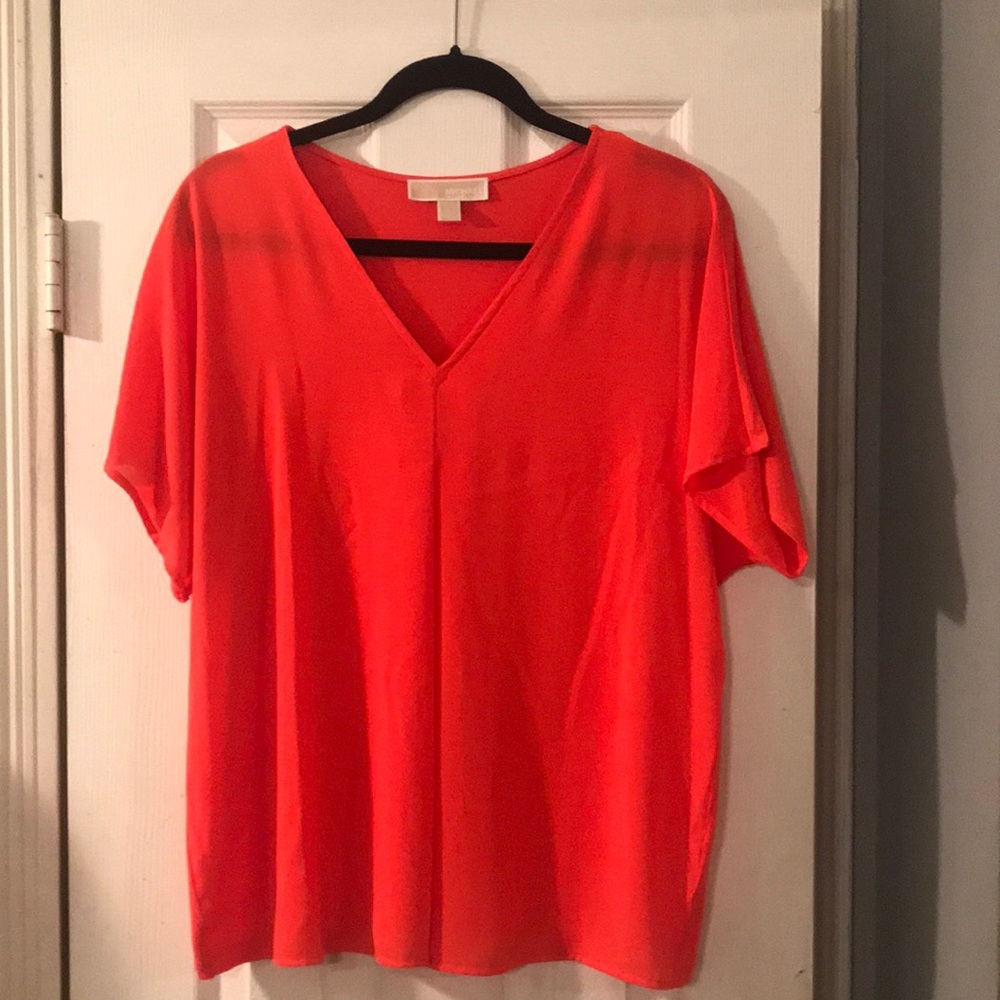 Michael Kors    Short sleeve color coral